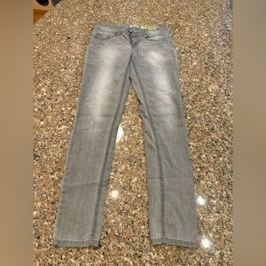 Indigo Rein Women's Light Gray Skinny Jeans